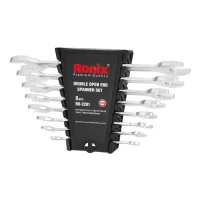 آچار دو سر تخت مجموعه 8 عددی مدل RH-2201