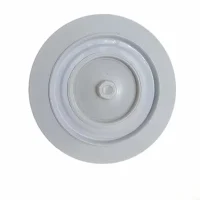 درپوش لوله بخاری سفید گرد 15