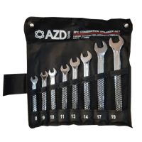 آچار یکسر تخت یکسر رینگی کیفی 8 عددی AZD